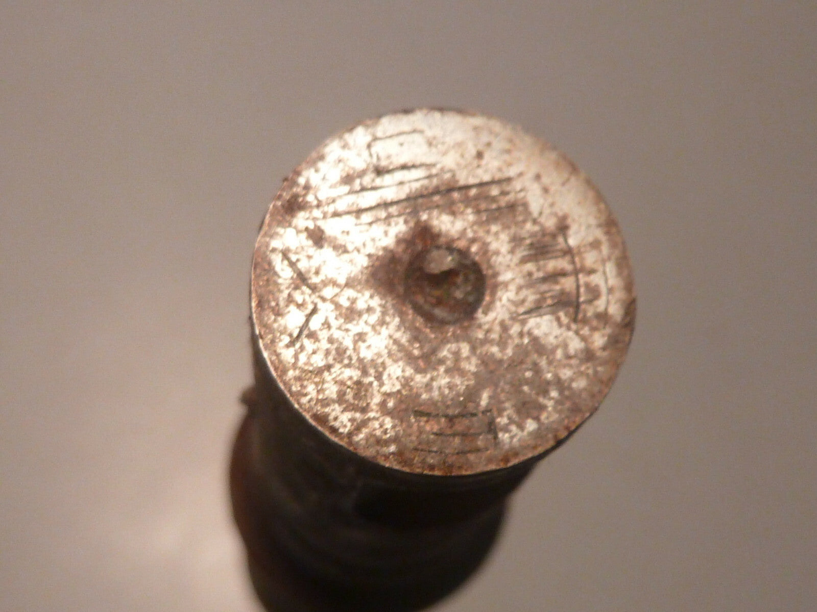 ancien vintage axe clavettes pédalier  Motobecane 164 mm 16 mm trou d graissage