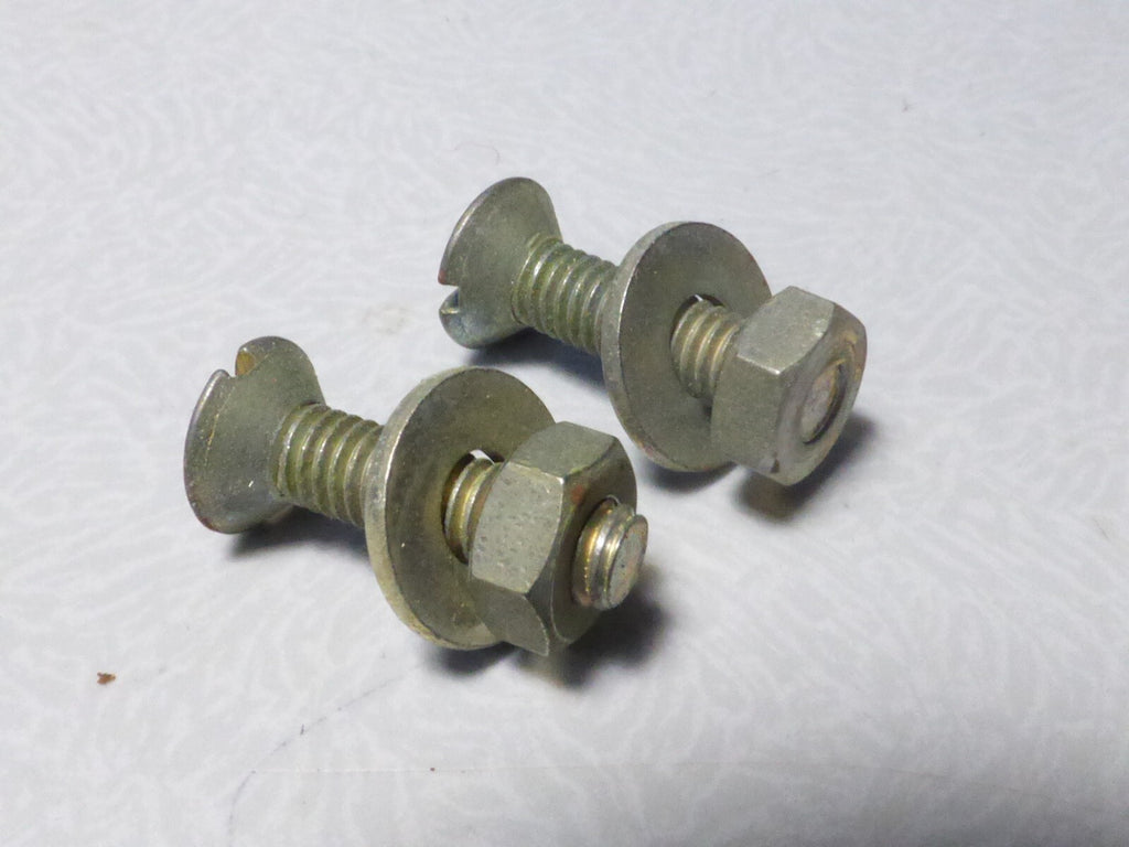 NOS vintage 2 vis téte ronde fendue attache  cabochon support de phare  de vélo