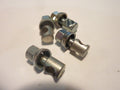 ✨ NOS 4 anciennes SERRE TRINGLE  L 22.3 X 8 X D 6mm POUR TRINGLE  6 mm VINTAGE✨