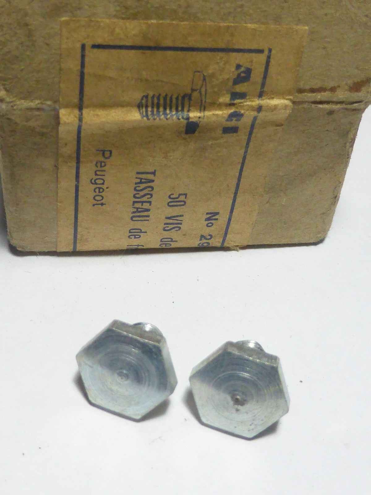 ✨ NOS Vintage ALGI Lot de 2 Vis tasseaux de freins Peugeot  velo cyclomoteur  ✨