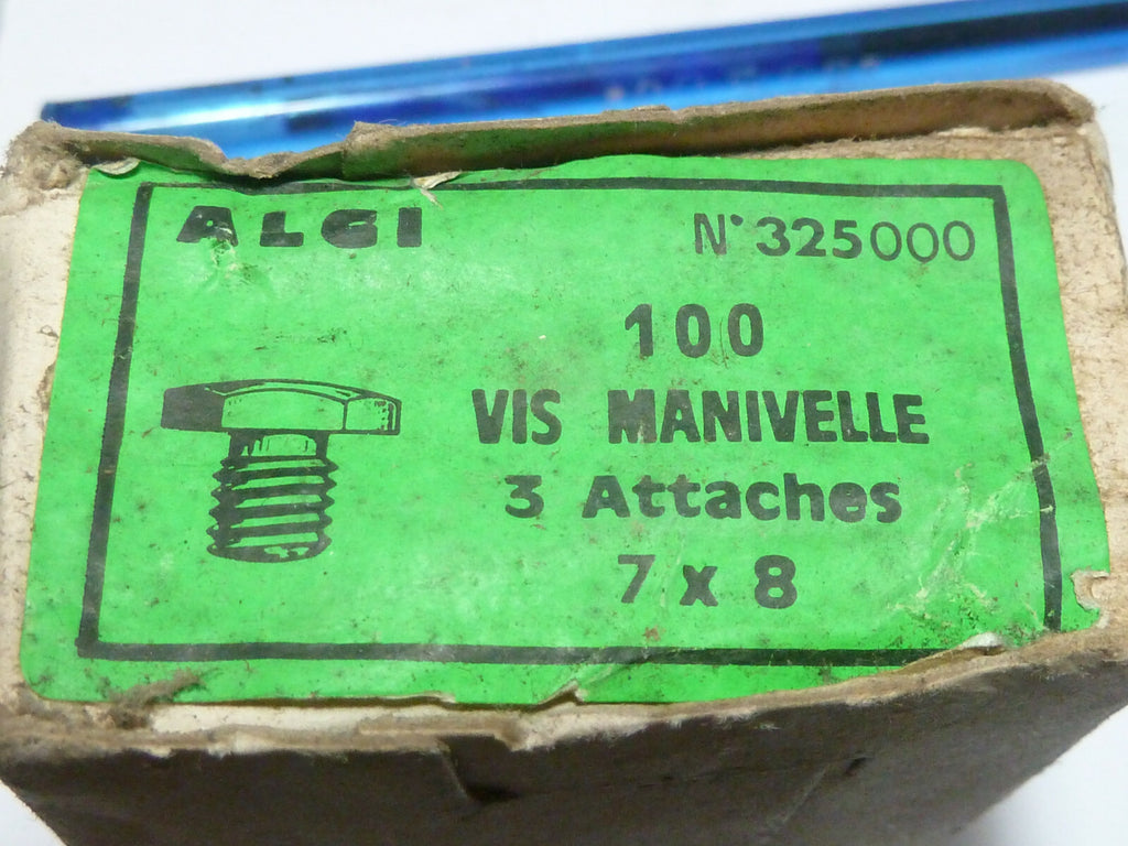 ✨ Ancien stock NOS Lot de 3 Vis de manivelle pédalier Algi – Vélo vintage✨