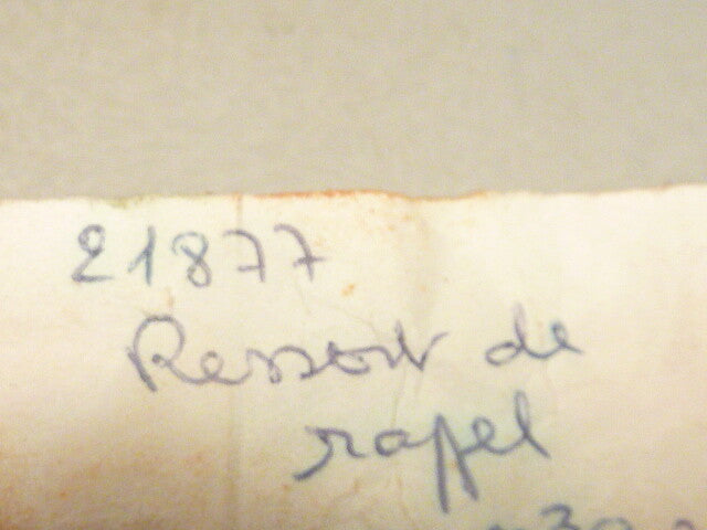 5 ressort de rappel origine inconnue traces du au stockage voir photos