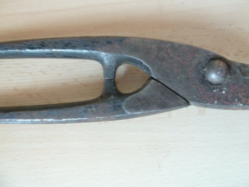 OUTIL ANCIEN cisaille de couvreur pince metal coupante tenaille
