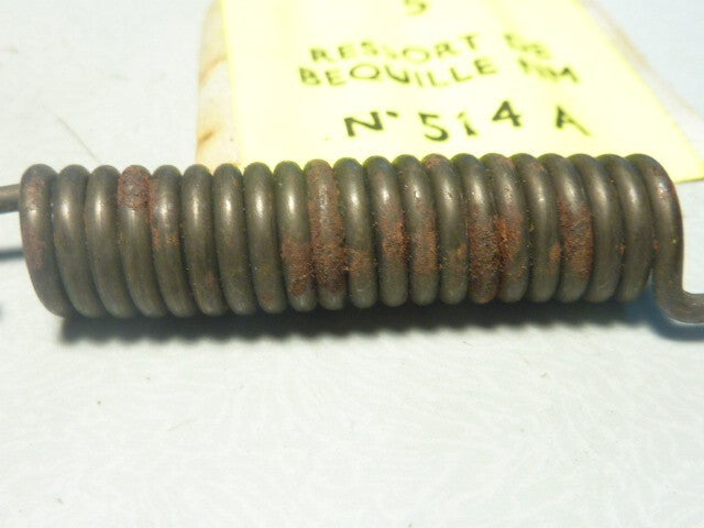 NOS 1 RESSORT DE BEQUILLE motobecane ancienne 100 mm ancien stock
