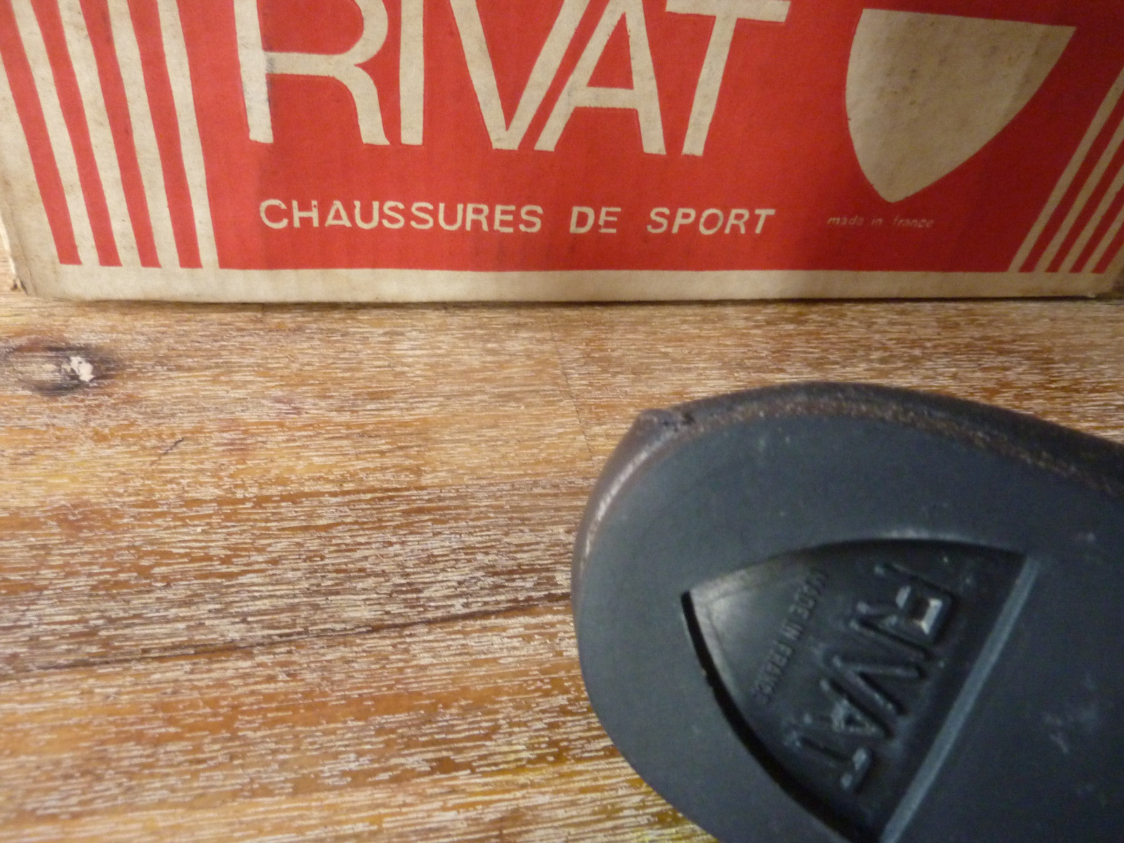 Chaussures de cyclisme ancienne   - RIVAT - Made in France - T38