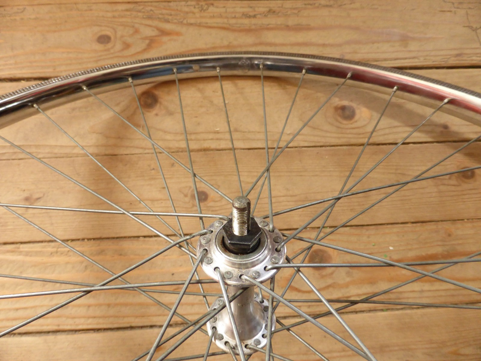 ✨ NOS  Roue Vélo Vintage SAMIR 650B Saminox 1983 – Moyeu Maillard✨