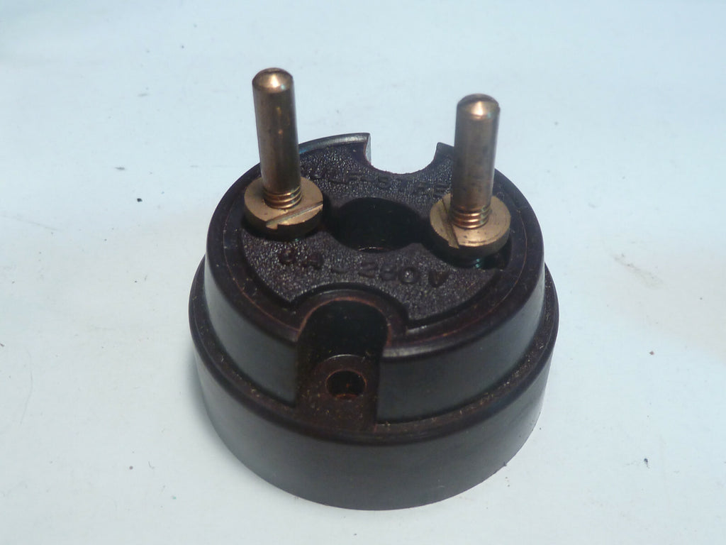 ancienne bakelite plastic prise invérsé  gulf-stream 6A-250V
