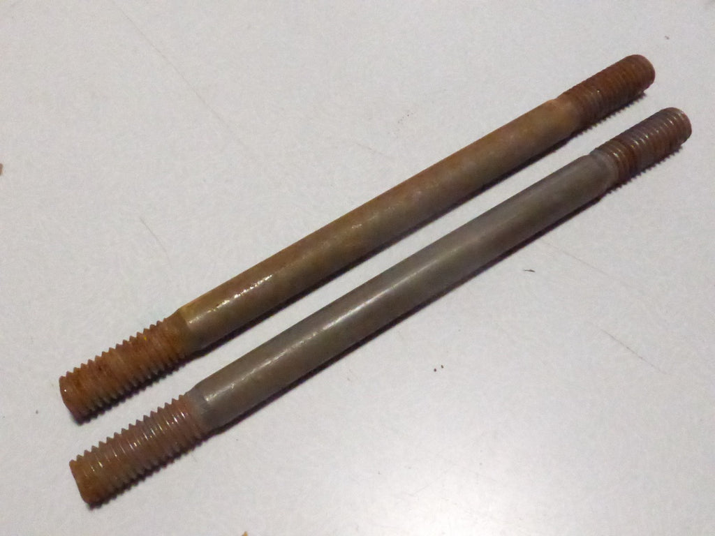 ✨ NOS neu vintage anciens 2 goujon  réparation longueur 124 mm Ø 8✨