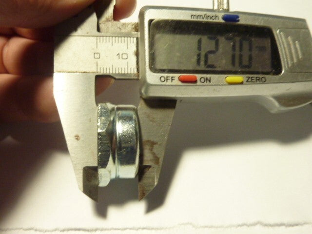 NOS contre écrou cuvette de jeu de direction 22,2 mm vintage ancien stock