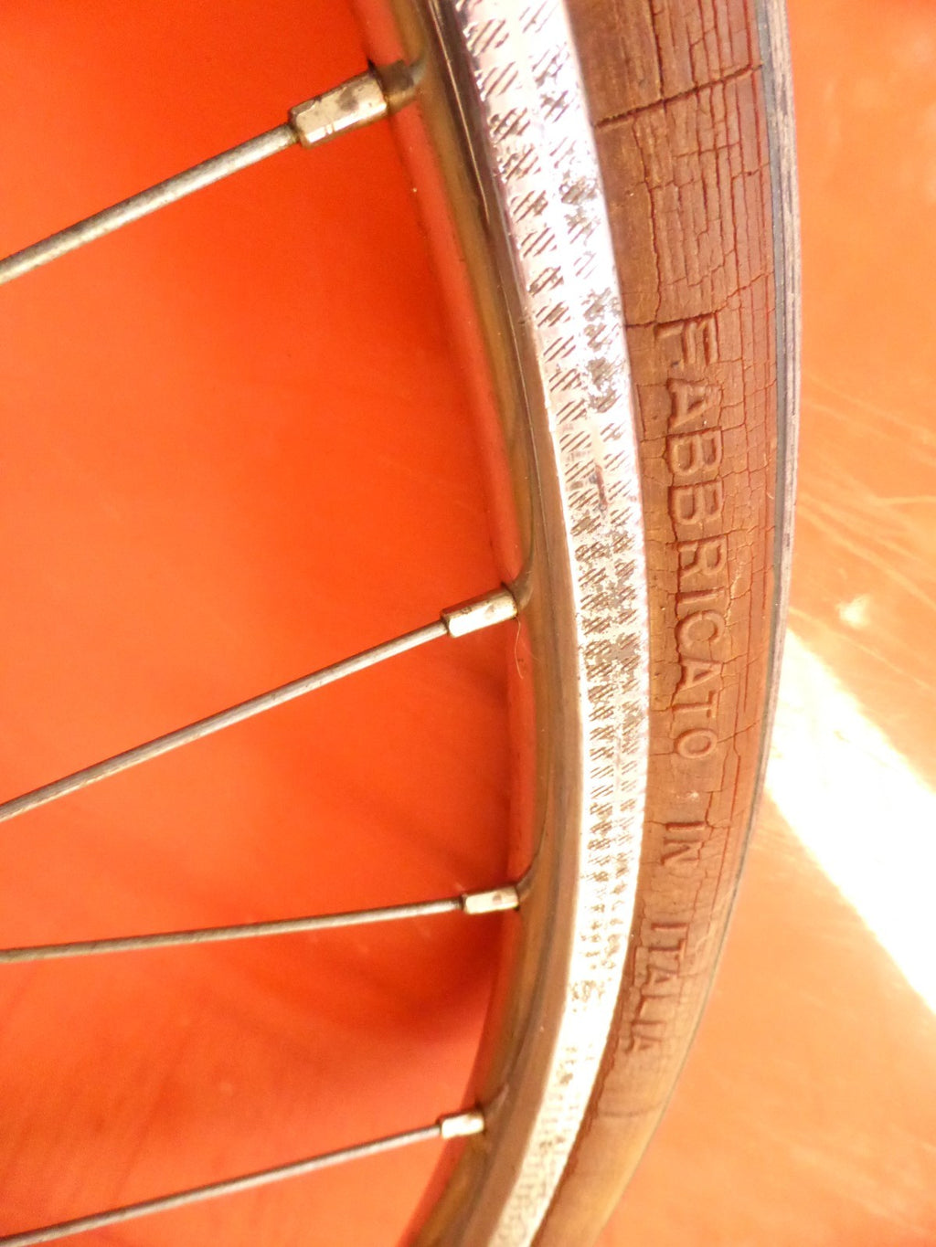✨ NOS Roue arrière velo vintage 700C (622) – SAMIR SAMINOX 1984 ✨