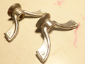 anciens écrous vintage papillons d'axe de vélo  8 mm