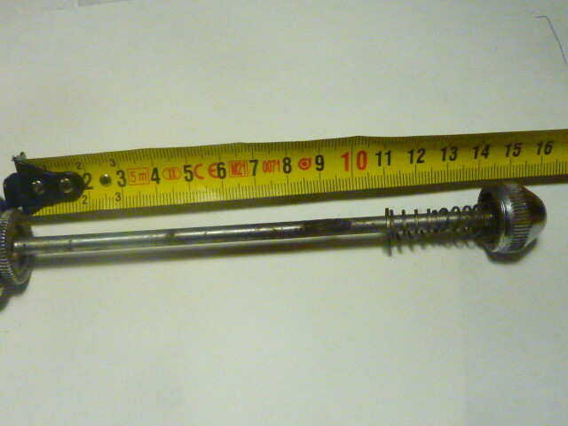 NOS Pelissier attache rapide Quick Release rear Skewer Eroica 1970 wheel skewer