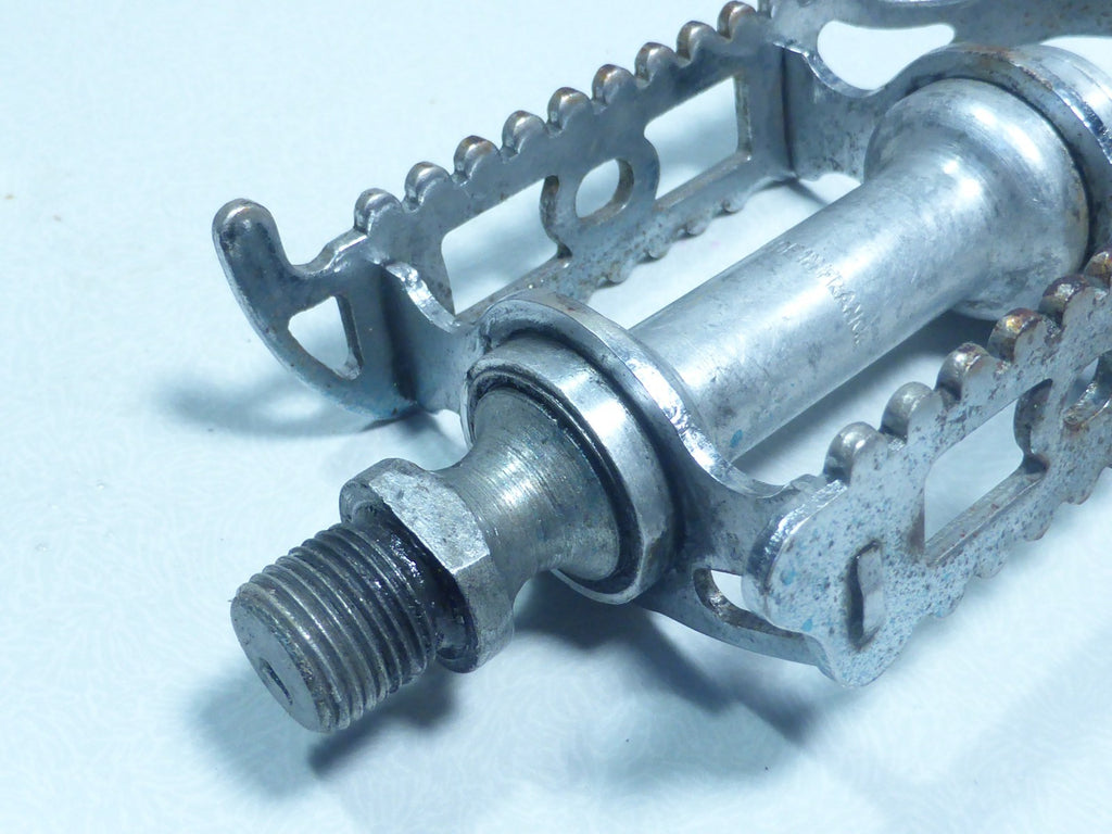 1 paire pédales Atom vélo ancien vintage pedals   14/125