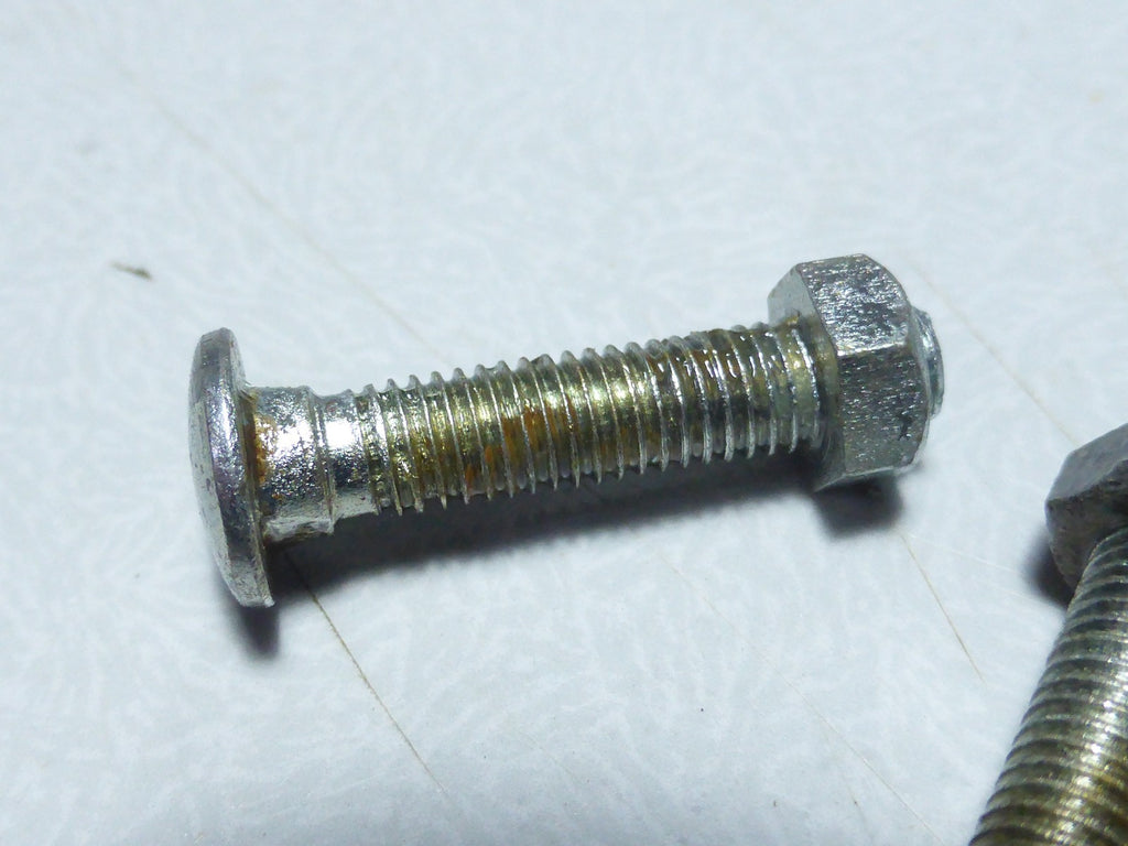 ✨ Ancien stock NOS  Lot de 3 vis Algi M5 x 25 mm Tête ronde méplat avec collet✨
