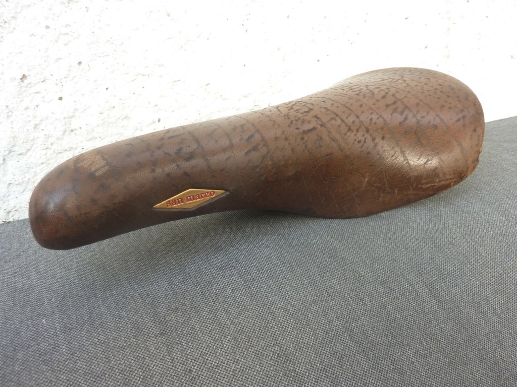 EROICA  Selle San Marco Rolls Cuir zébré Vintage course 1991