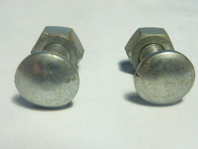 ✨ NOS tète ronde bombé méplat 2 vis bolt screw vintage velo cyclo mobylette✨