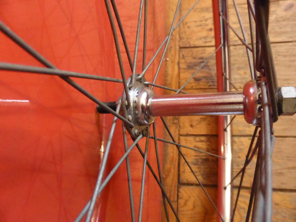 ✨NOS Roue avant velo vintage 650A (590) – 1975 – jante chromée - pneu Michelin✨