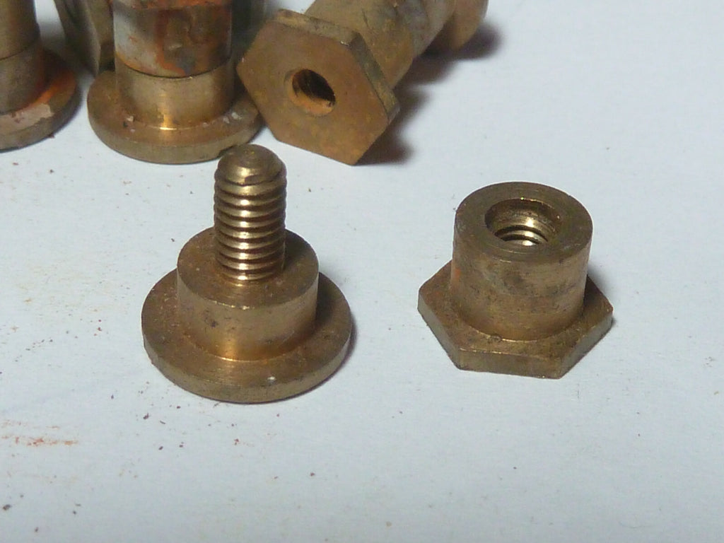 ✨ NOS neu vintage 2 vis assemblage laiton mobylette vélomoteur solex velo ✨