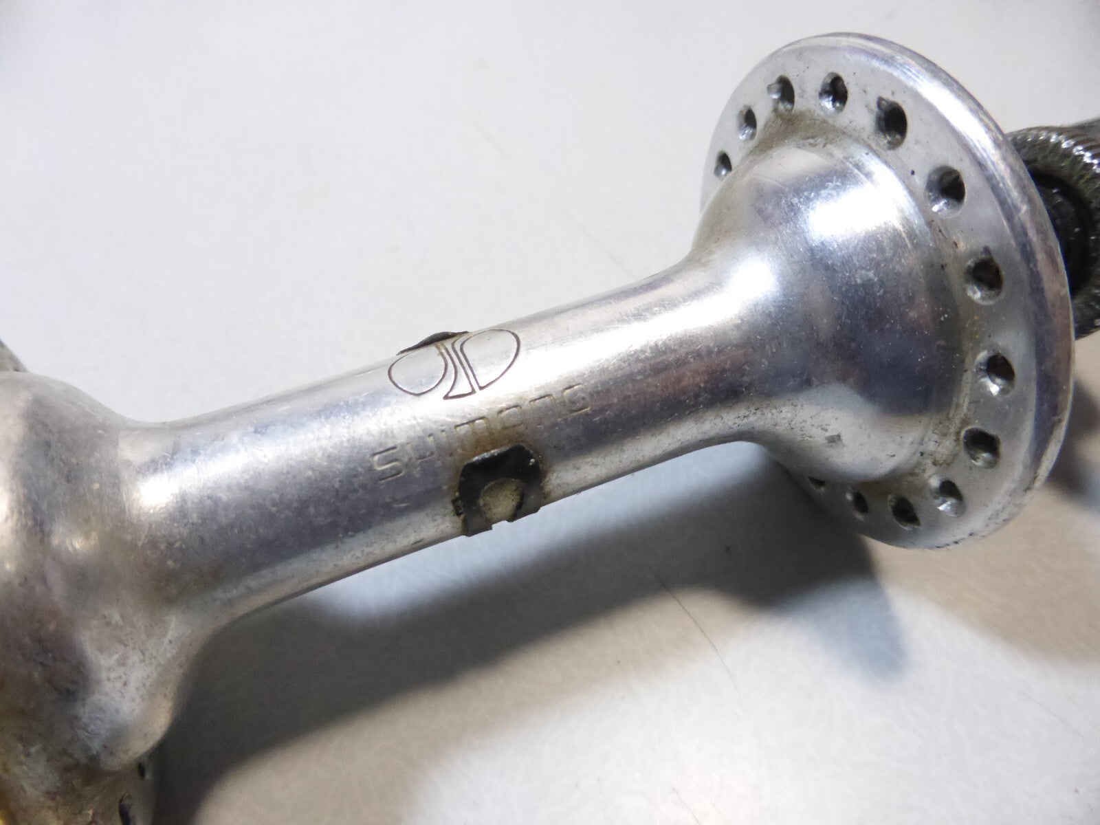 4 vintage axe moyeux maillard sachs shimano front axle