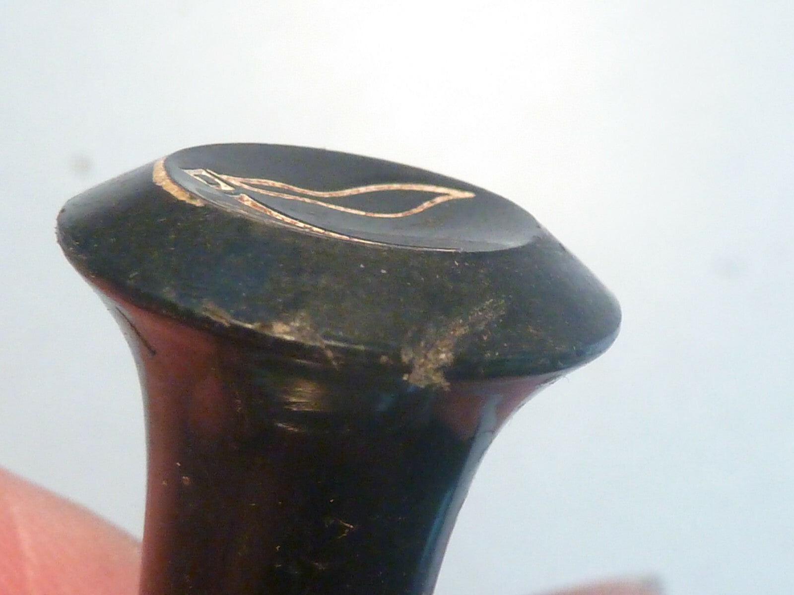 Allume Cigare éclairage Bague Orange Ancien