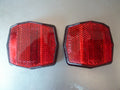NOS neu 2 vintage bicycle reflector sate lite 117 catadioptre