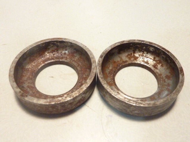 Velo 2 Cuvettes moyeu acier ø 38 mm - NOS - Oldschool, Vintage coupelles
