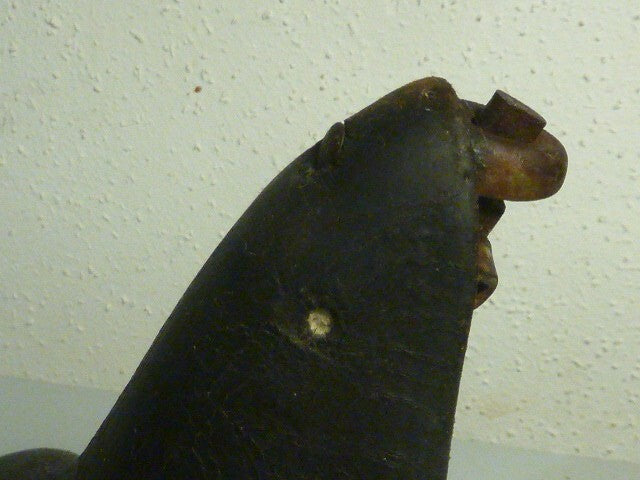 Ancienne selle vélo cuir vintage + tige de selle 25,4 mm  patine d’époque  23x20