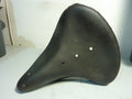Ancienne selle vélo cuir vintage + tige de selle 25,4 mm  patine d’époque  23x20