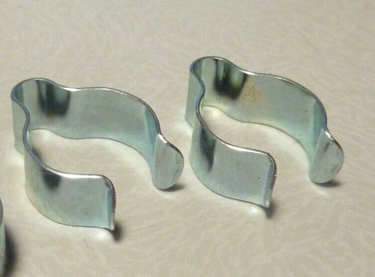 2 collier huret ressort fixation transmission spring clips for fixing cables
