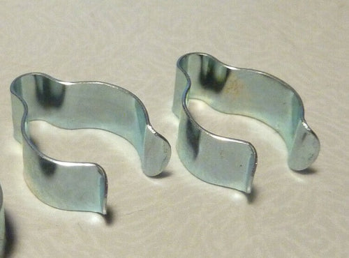 2 collier huret ressort fixation transmission spring clips for fixing cables