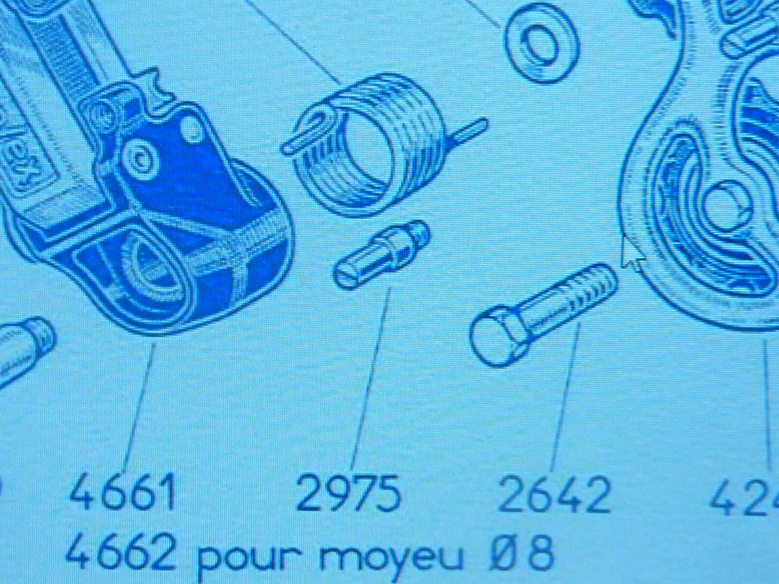 NOS 1 butée  SIMPLEX 2975 velo vintage old bike derailleur SO SX SJ LJ