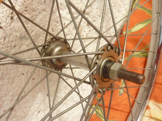 RARE Saminox Samir 500A ROUE velo wheels peugeot pneu 500x28 jante 500x21 20"