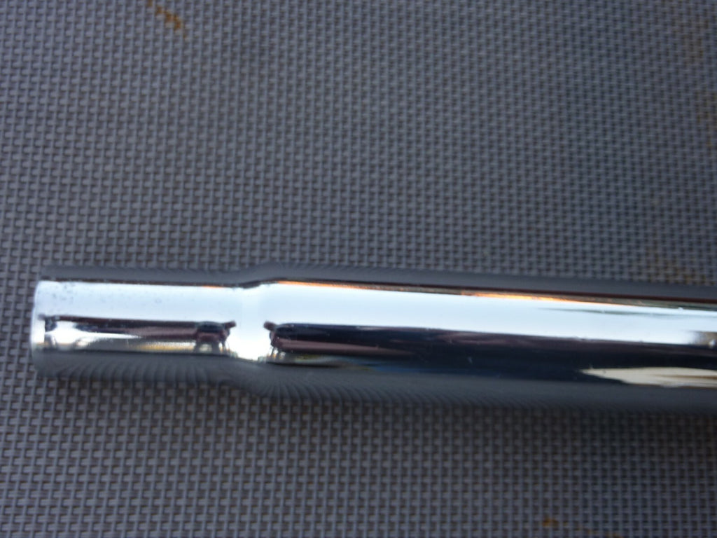 NOS tige tube de selle  25.8 mm vintage acier chromé 350 gr ANCIEN STOCK L300 mm
