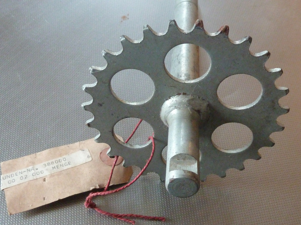 axe PEDALIER ANCIEN 27 Zähne  Tretach  Treta27 DENTS moped altes Puch ? CIAO ?