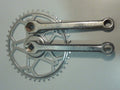 NOS neu Pédalier vintage 42 dents chromé centre carré  manivelle 170 mm