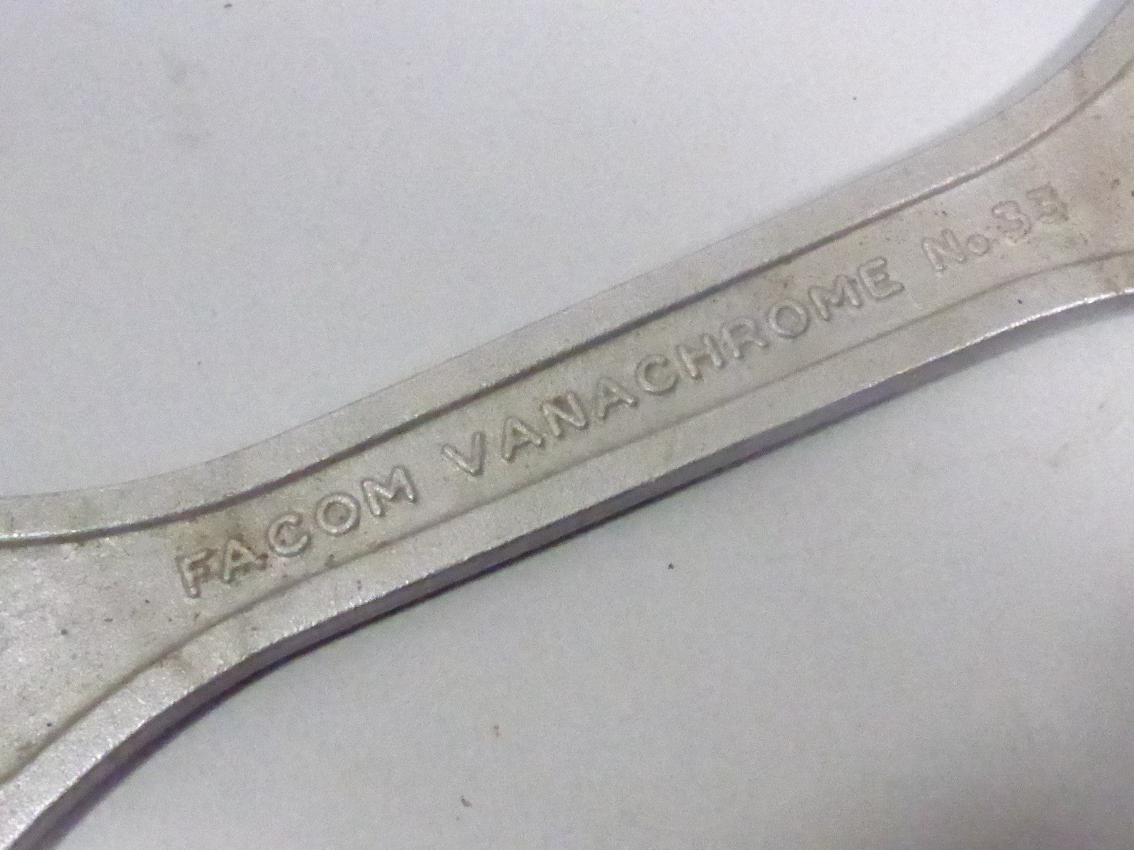 Ancienne Clé à Fourche FACOM Vanachrome N°33 Modèle Scientific 38 mm et 42 mm
