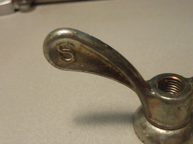 2 anciens Ecrous Papillon Velo Ancien Set Wing Nuts Brass 8 mm vintage Sova