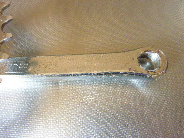 NOS original Pédalier 44 dents 170 chromé THUN  vintage old bicycle crankset