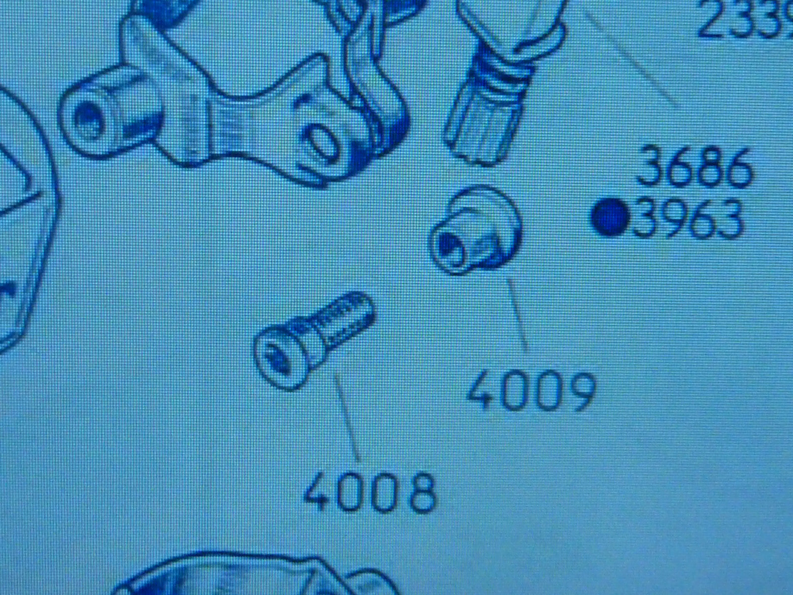 SIMPLEX DERAILLEUR LEVER NUT COLLAR clamp - Ecrou de collier SIMPLEX 4008 4009