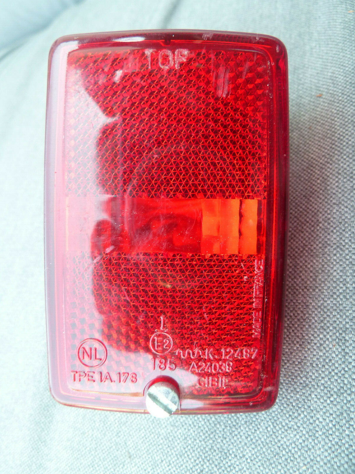 Feu lampe arrière CIBIE à dynamo 1970s France vélo lamp rear generator bike