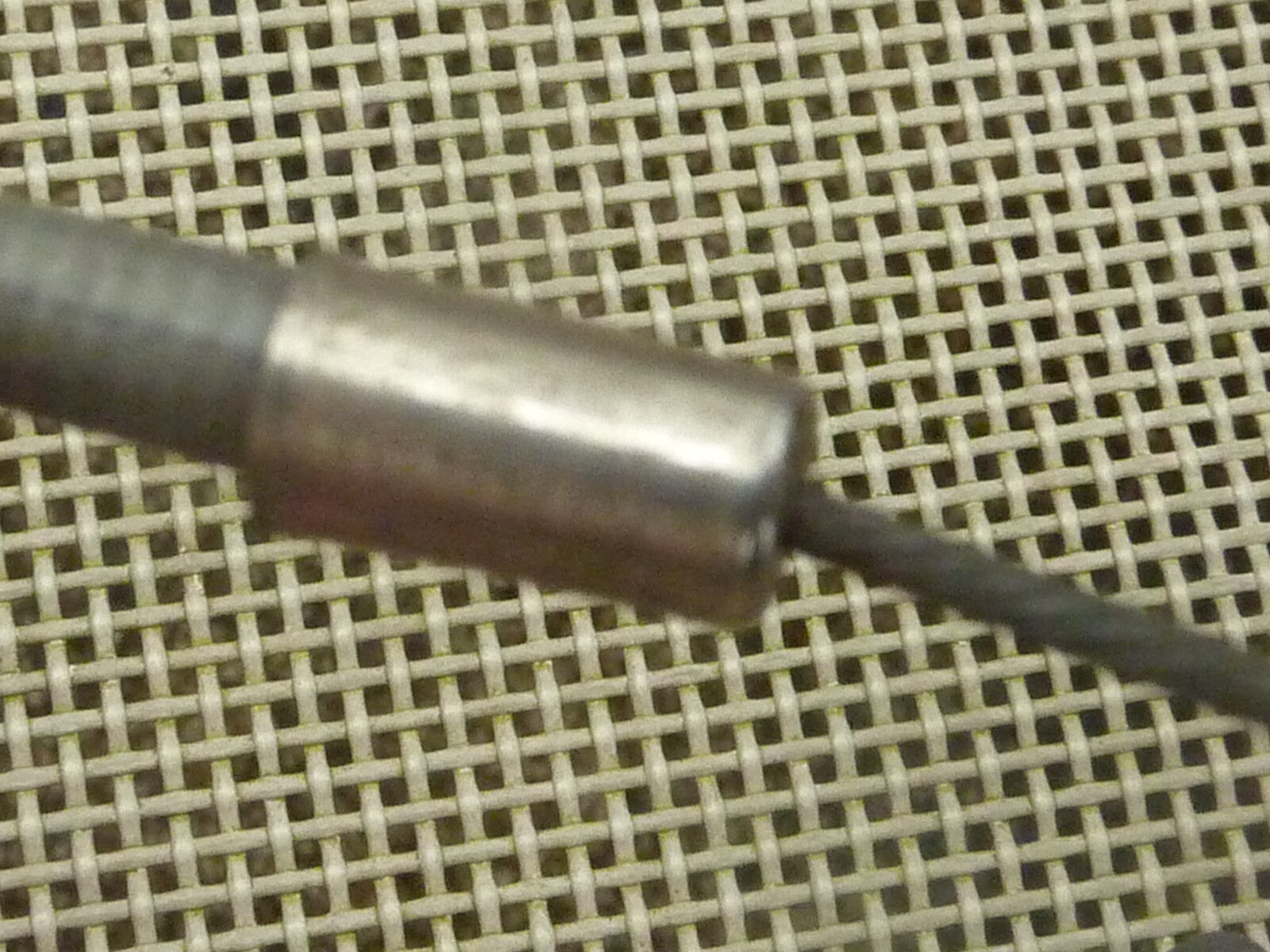NOS Gaine  grise gaz décompresseur Freins ???   Câble 0.85 cm  Vintage