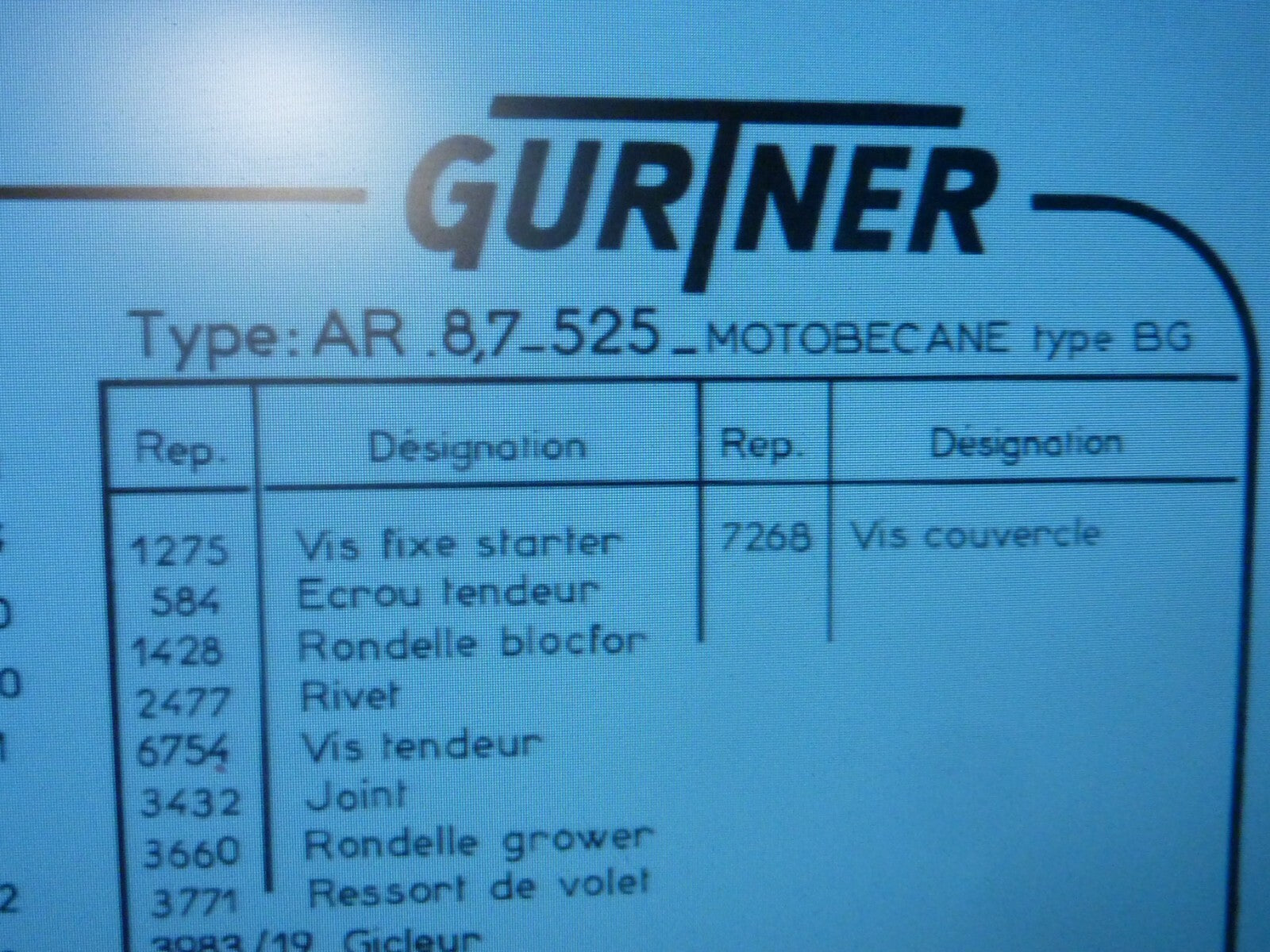 ✨ carburateur  type AR 1 vis de butée gurtner 5479 motobecane BG 7187✨