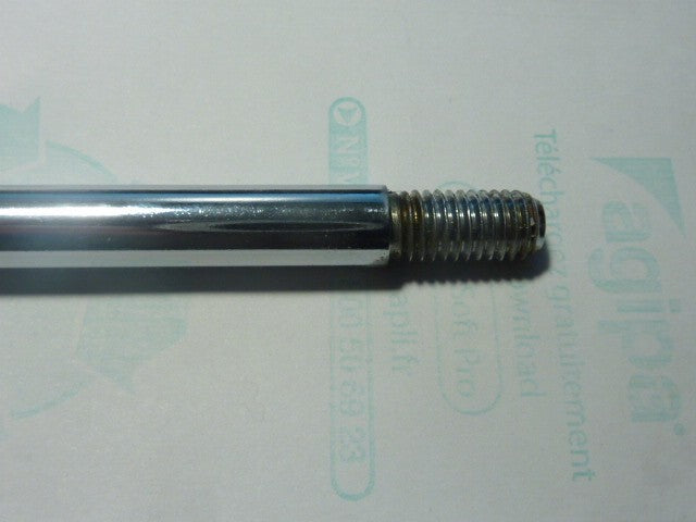 NOS vintage tige rétroviseur chromé 9 mm pas de vis 8 mm