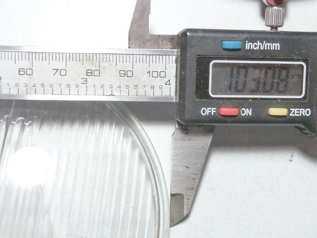Neu verre phare optique HELLA 28328 Scheinwerferglas Lichtscheibe 100mm NOS