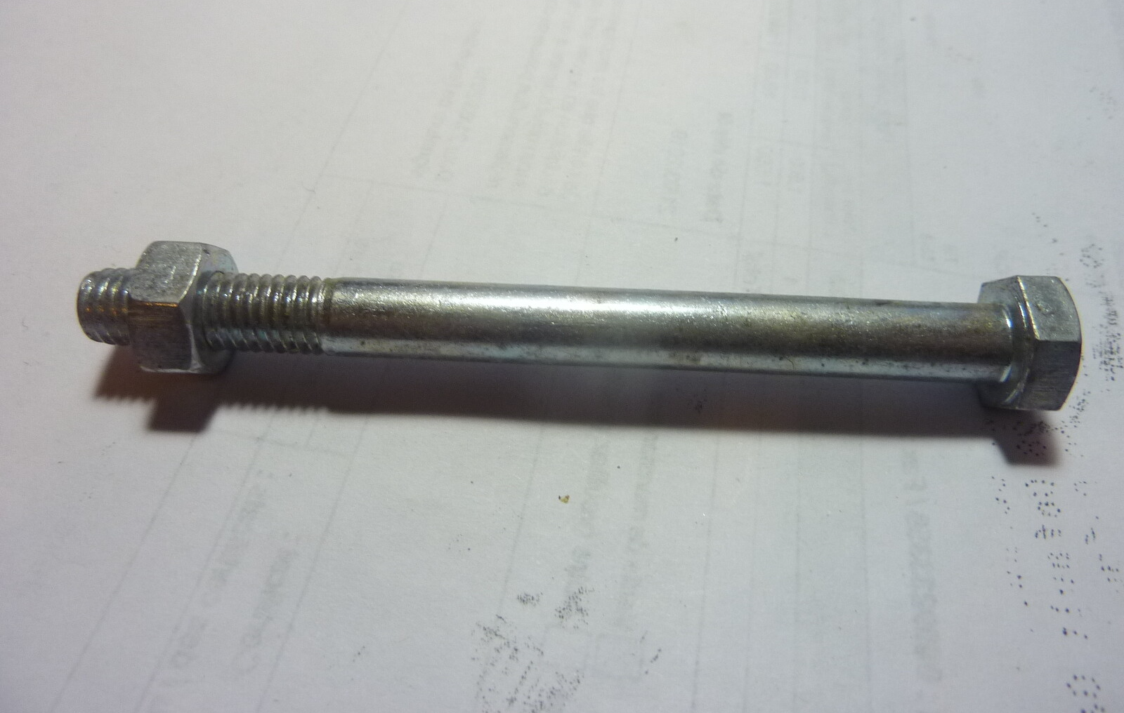 ✨NOS grand Axe de béquille diamètre 8mm x 90 mm cyclos motobécane 8x90 vintage✨