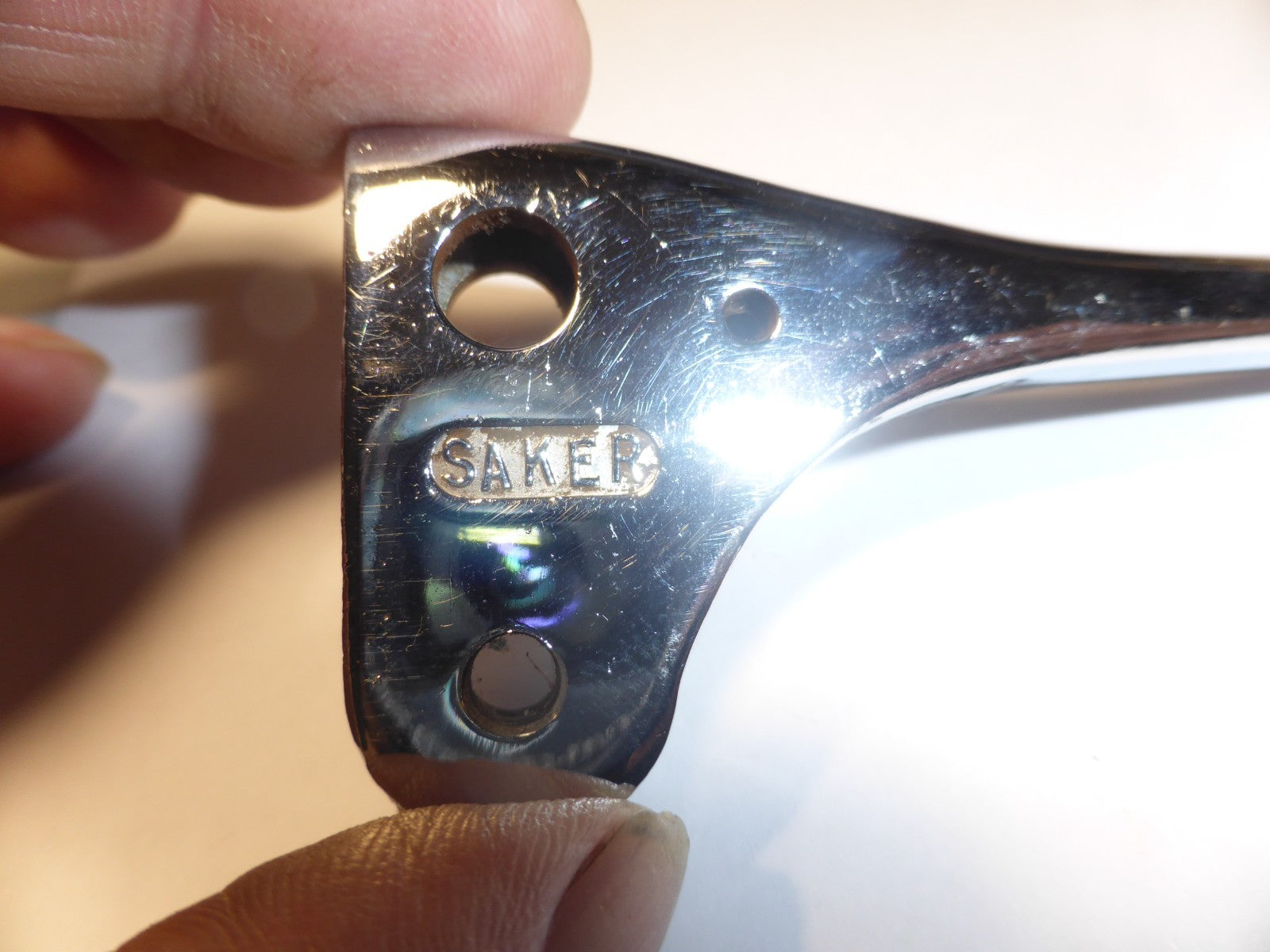 vintage LEVIERS SAKER chromé CYCLO ANCIEN