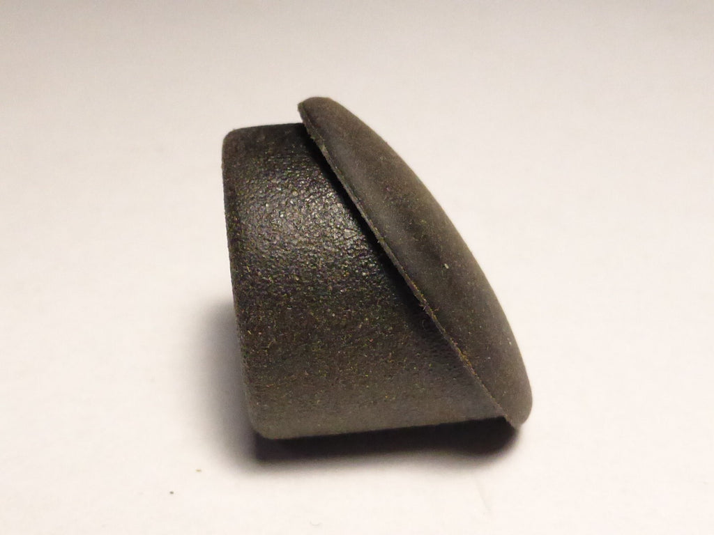 NOS vintage 2 embout HANDLEBAR END PLUGS  Bouchon de guidon noir oblique