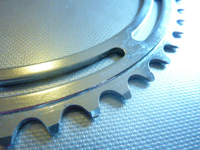 NOS NEU vintage CHAINRING  - 52 - Plateau acier chromé BCD 116   3/32"