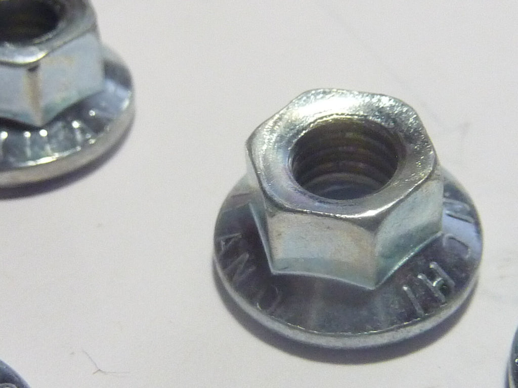 ✨NOS neu anciens vintage 10 écrous de vélo BIANCHI MILANO M6 FREINS  nuts✨