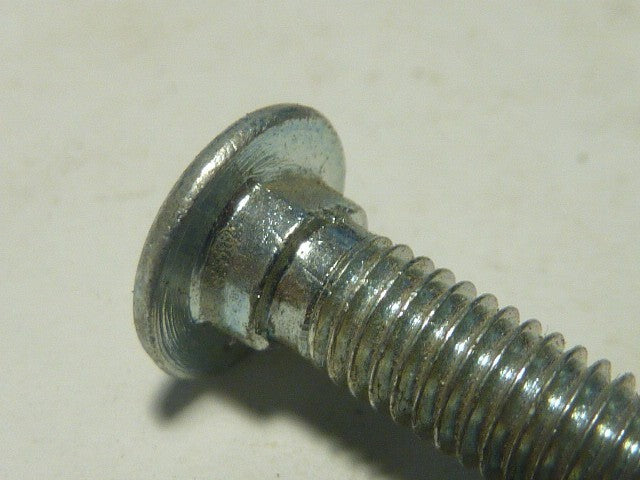 ✨ Ancien stock / NOS 2 vis Algi – M5 x 35 mm – Tête ronde à méplat avec collet